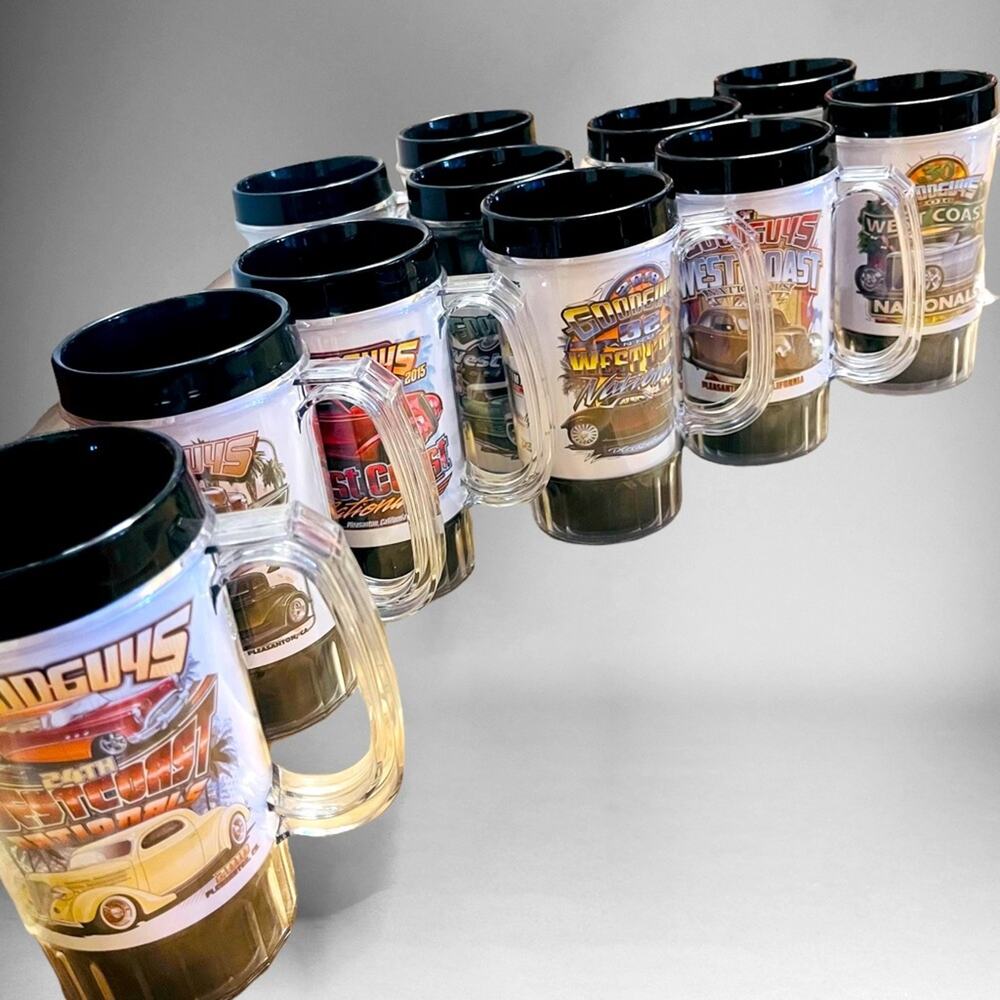 Flowmaster GoodGuys West Coast Nationals Beer / coffee Mug 11-piece bundle